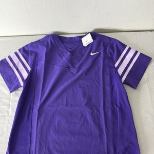 New Nike Vapor Flag Football Purple Jersey White Stripes Womens XL